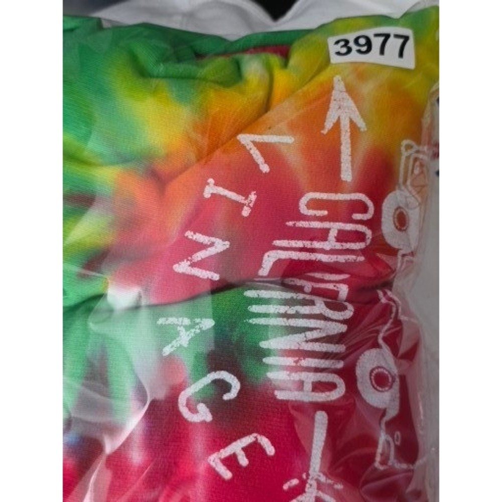 Ocean Beach Tie Dye San Francisco California Vintage Van Life Hoodie Sz L Casual - Picture 8 of 8
